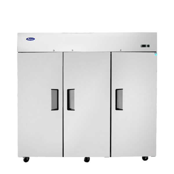 MBF8003GR — Top Mount Three (3) Door Reach-in Freezer | ATOSA | Underwood Restaurant and Store Equipment